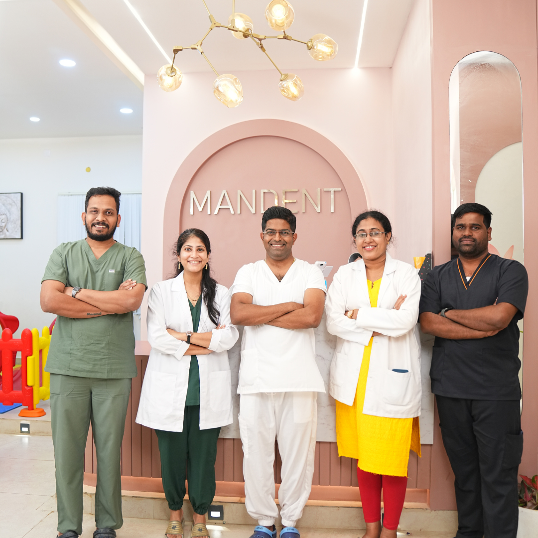 Experienced dentists at ManDent Dental Clinic ensuring precision in every dental implant procedure.