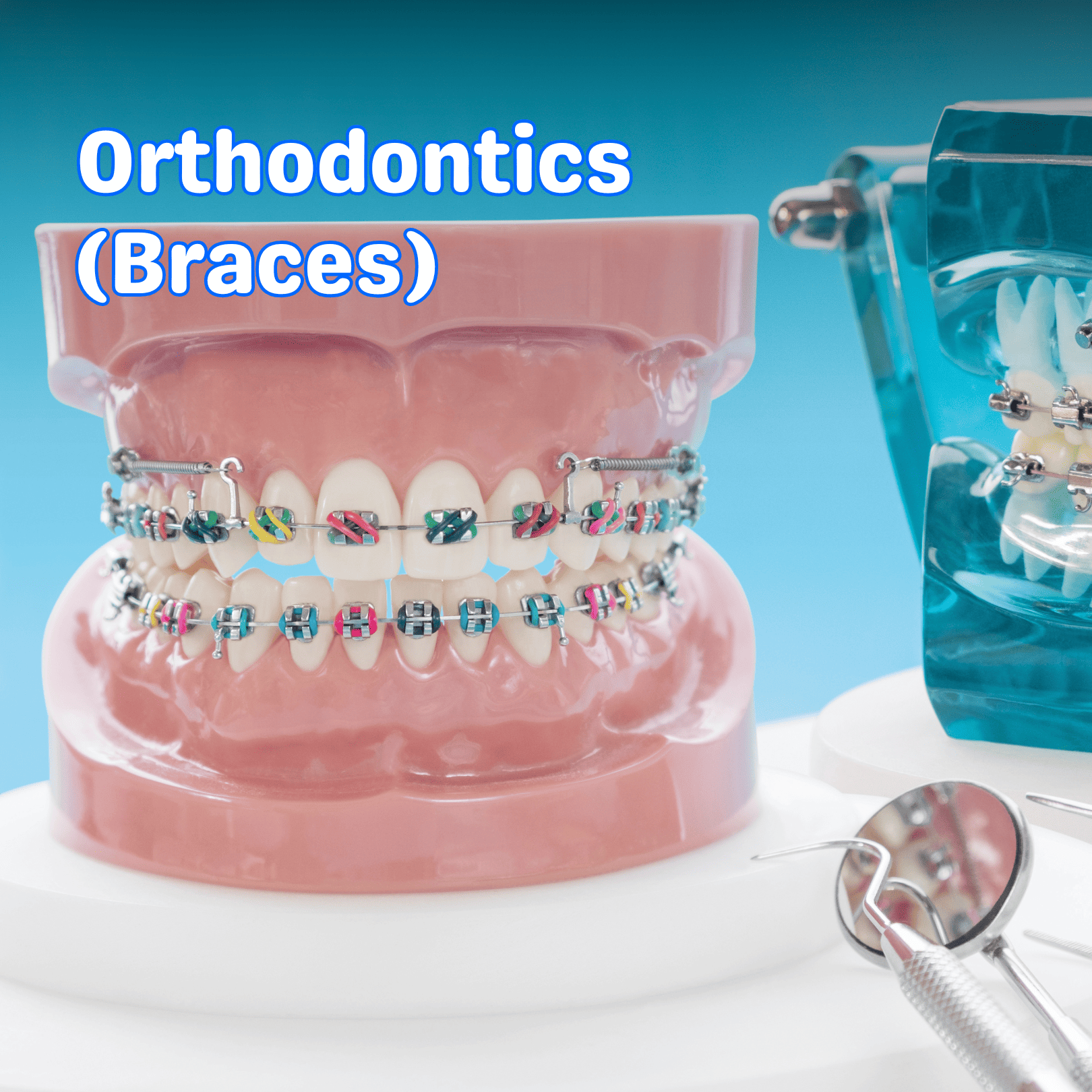 Braces for kids and teens at ManDent Dental Clinic for straight, healthy teeth.
